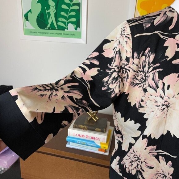 LOLLY'S LAUNDRY Floral KIMONO sleeveJacket Size S - Picture 2 of 10